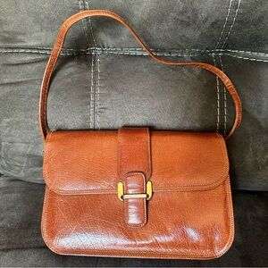 Vintage Jay Herbert New York Honey Brown Leather Bag